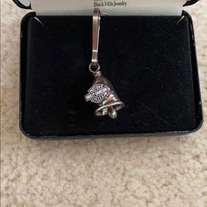 Harley Davidson Silver Bell Clip !